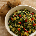 New Year's Hoppin' John Idaho� Potato Salad